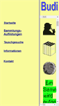 Mobile Screenshot of budi-sammlerwelt.de